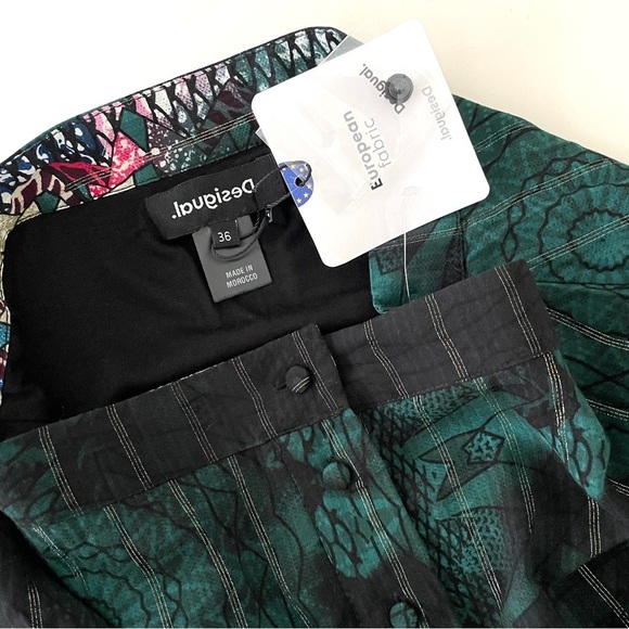 Desigual Lurex Midi Skirt - Picture 8 of 12